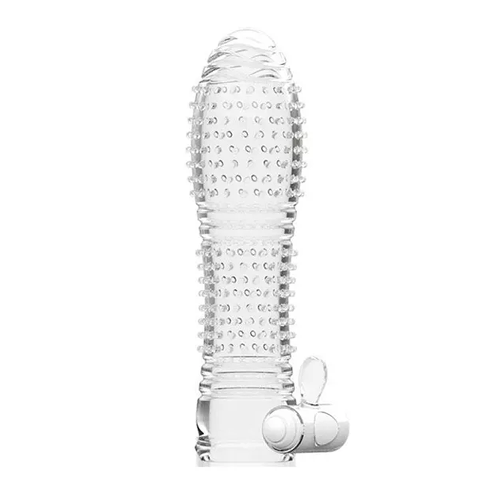 Clear Vibrating Penis Sleeve