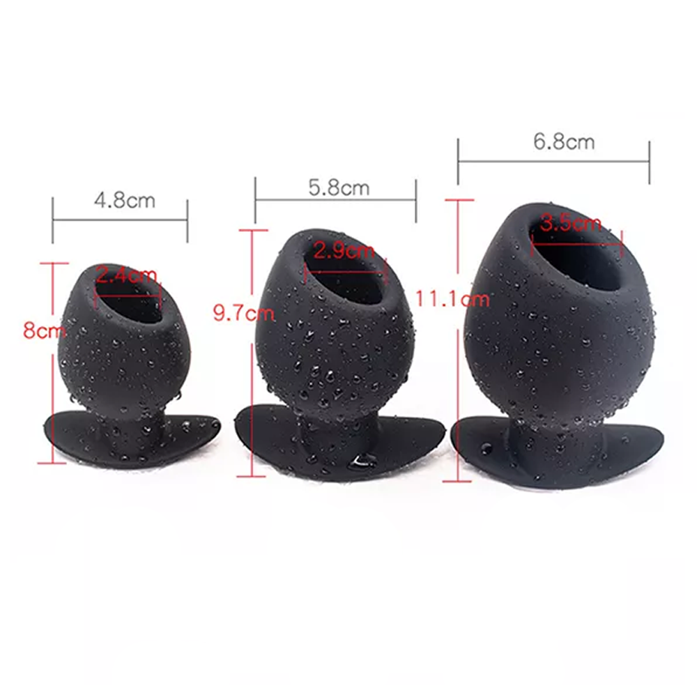Easy Insertion Hollow Butt Plug