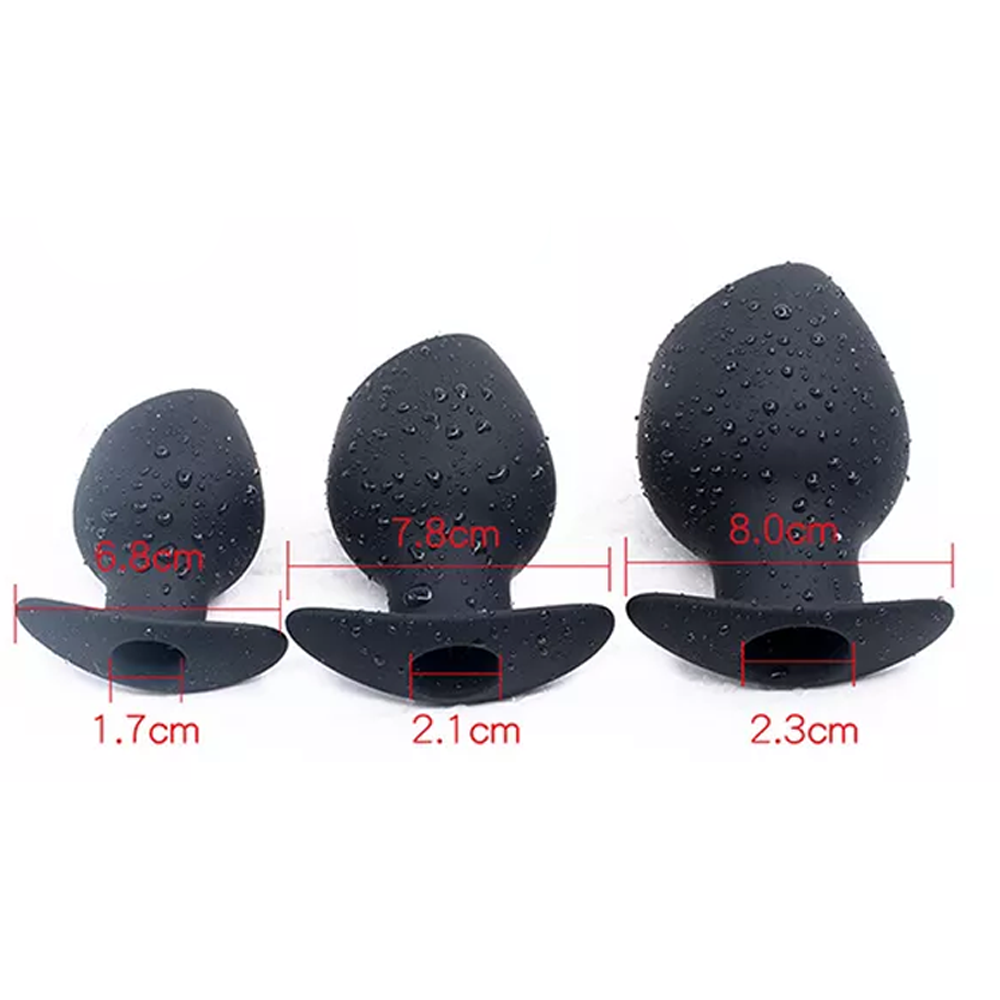 Easy Insertion Hollow Butt Plug