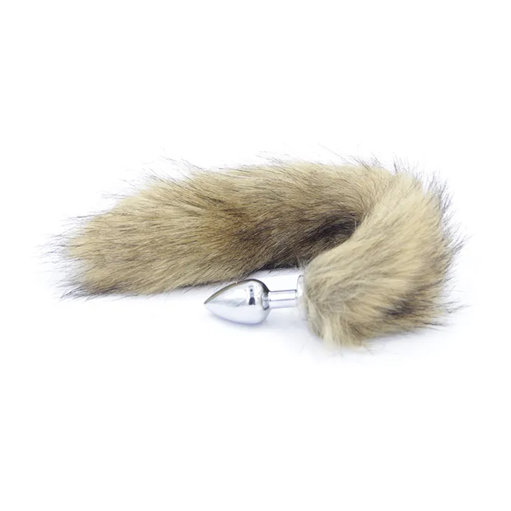 Brown Fox Tail Butt Plug