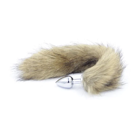 Brown Fox Tail Butt Plug