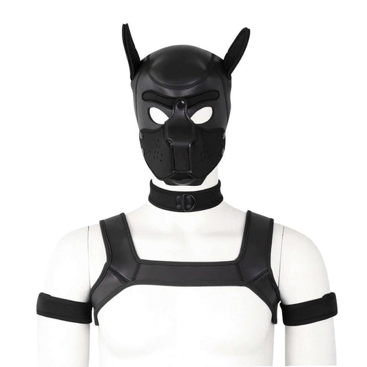 ALPHA PUP HOOD SET - Black
