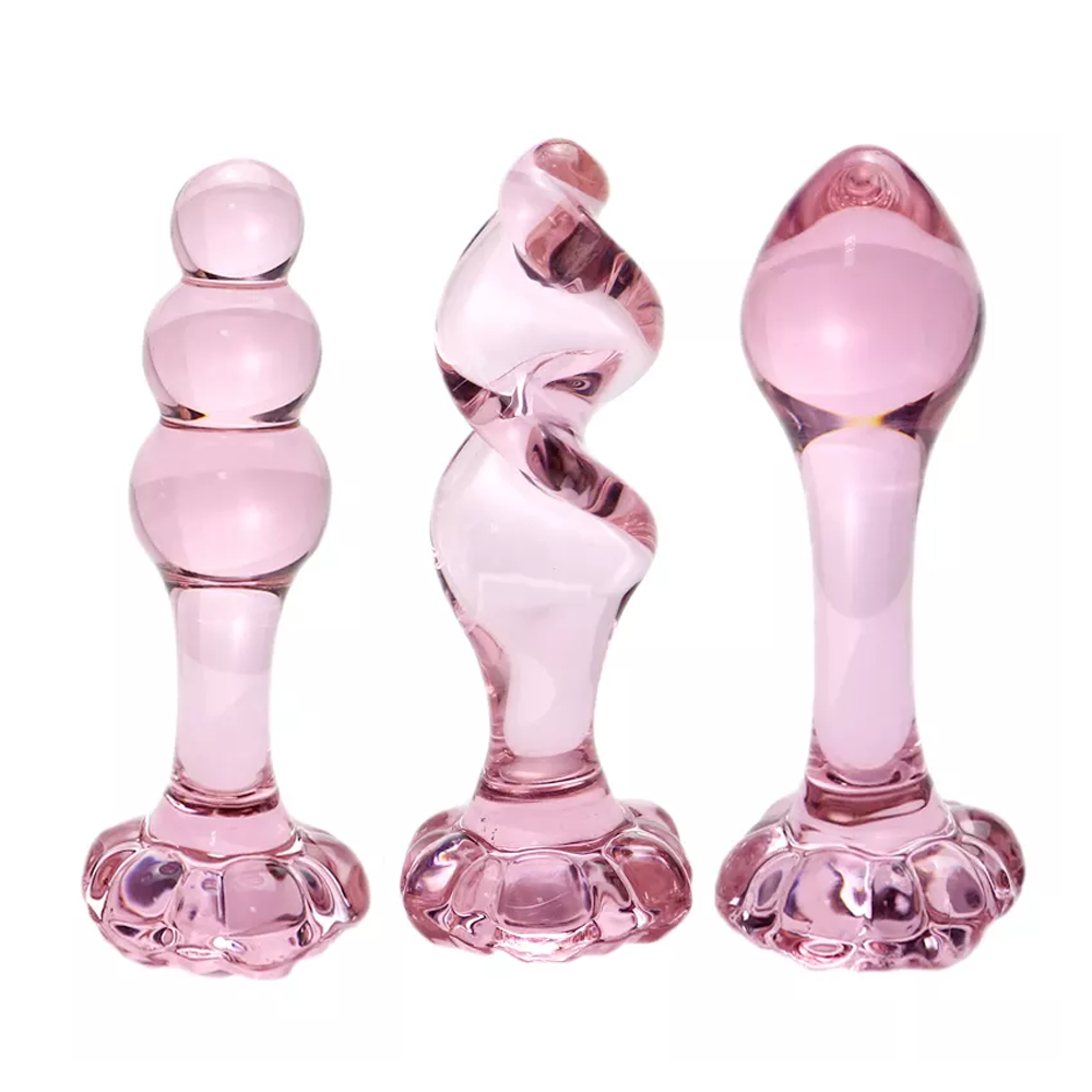 Pink Crystal Butt Plug