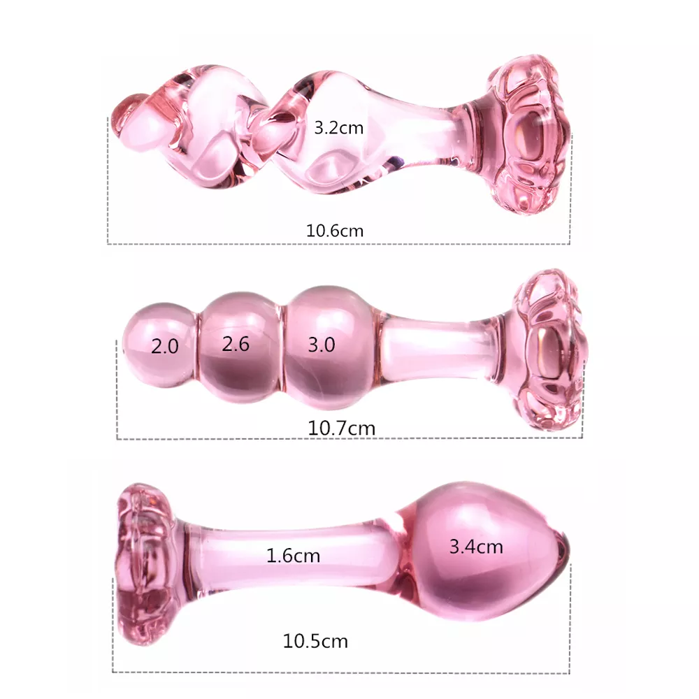 Pink Crystal Butt Plug
