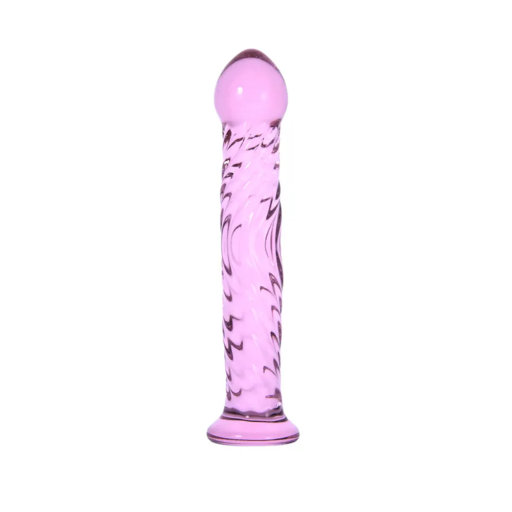 Pink Haze Glass Dildo