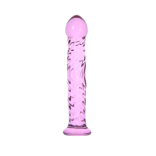 Pink Haze Glass Dildo