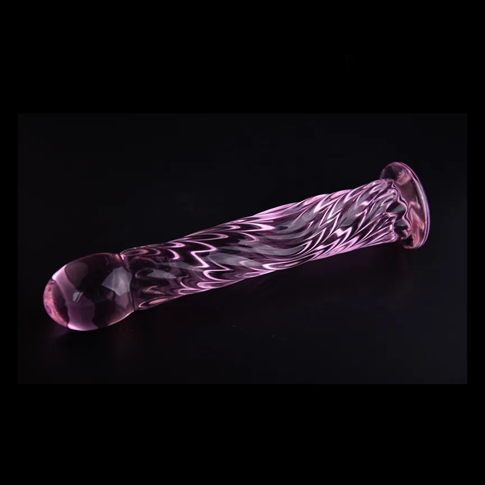 Pink Haze Glass Dildo