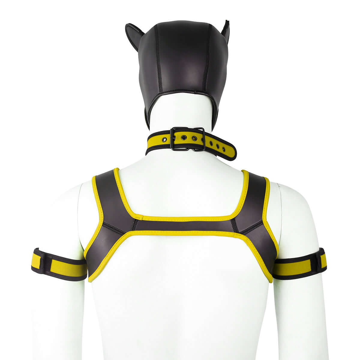ALPHA PUP HOOD SET - Yellow & Black