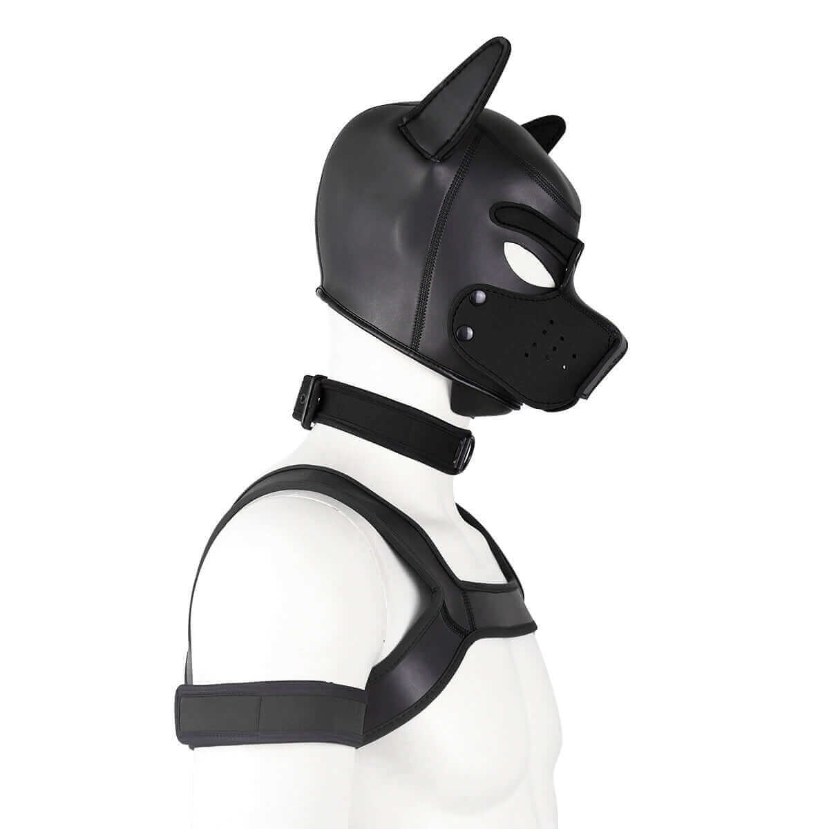 ALPHA PUP HOOD SET - Black