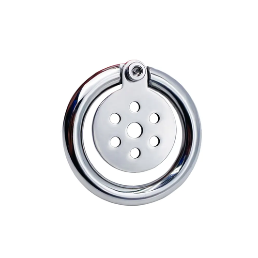 Flat Button Chastity Cage