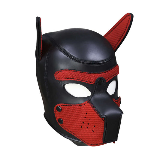 ALPHA PUP HOOD – Red & Black