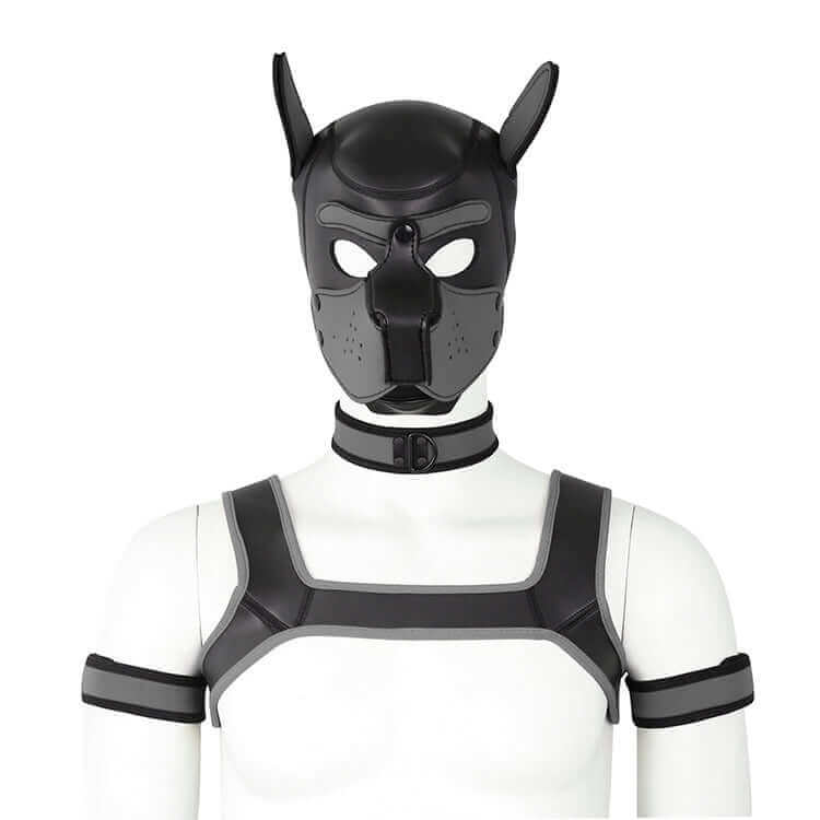 Grey Packleader Pup Hood Set – Cheeky BDSM NZ