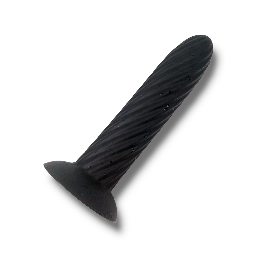 Ribbed Spiral Dildo