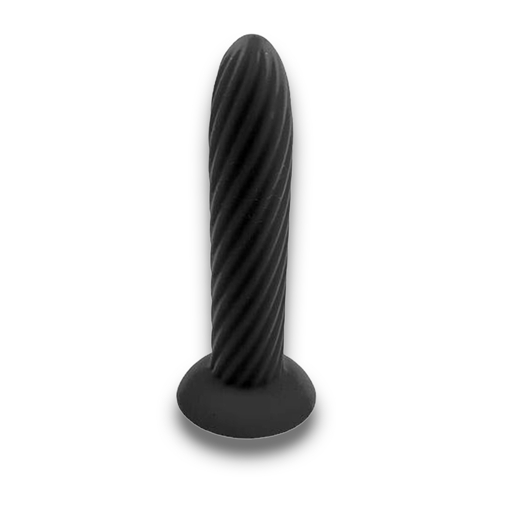 Ribbed Spiral Dildo