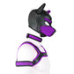 ALPHA PUP HOOD SET - Purple & Black