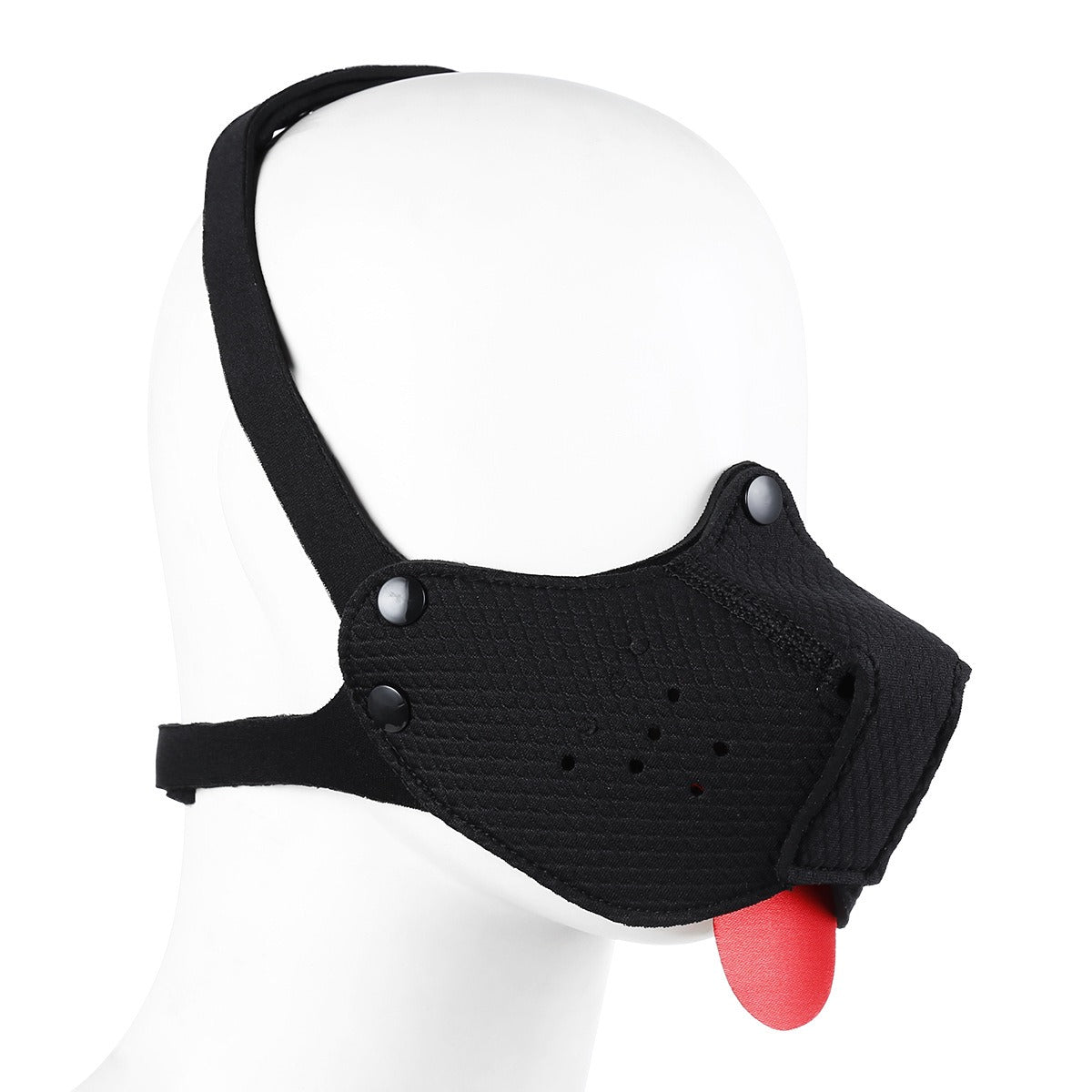 Black Pup Play Muzzle – Cheeky BDSM NZ